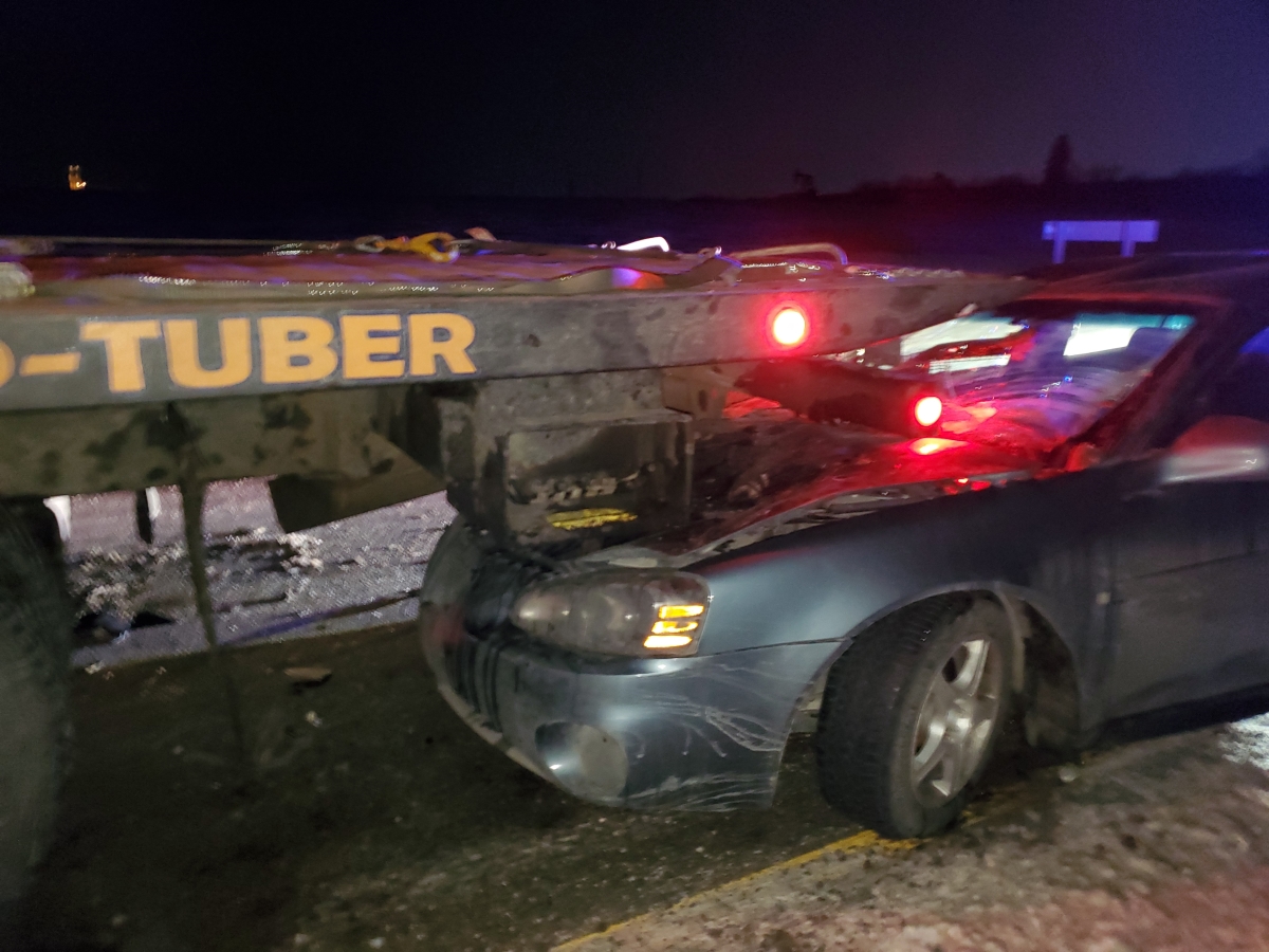 Car Under Tow Truck