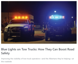 Tow Truck AMA Blue Lights