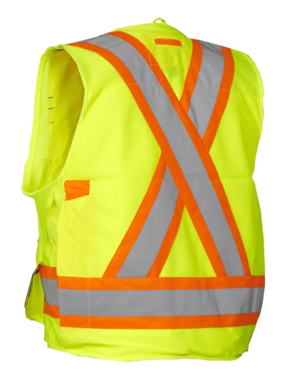 Hi Vis Safety Surveyor's Vest - Image 3