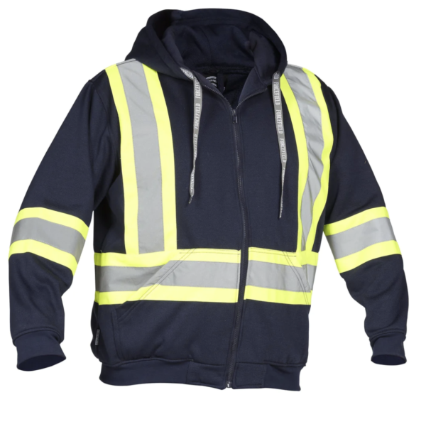 Deluxe Pullover Safety Hoodie Zippered - Image 3