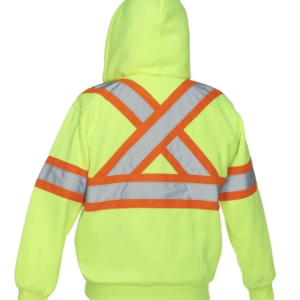 Deluxe Pullover Safety Hoodie Zippered