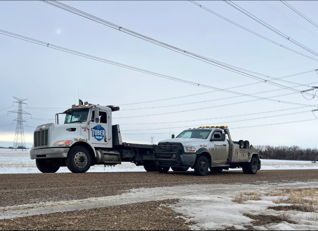 Dirty Tow truck for the YEGDirtathon