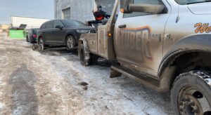 mysterious: Dirty tow truck for the #yegdirtathon